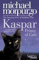 "Book cover featuring a black cat with a red collar against a starry night sky."