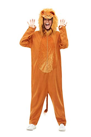 Smiffys 50712XL Lion Costume, Unisex Adult, Brown, XL - Size 46 inch-48 inch