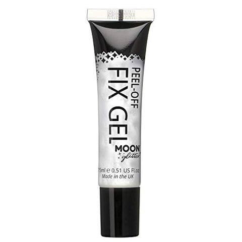 Peel Off Glitter Fix Gel by Moon Glitter - Cosmetic Glitter Adhesive Primer for Face and body. For all glitters including fine, chunky, holographic, iridescent and bio