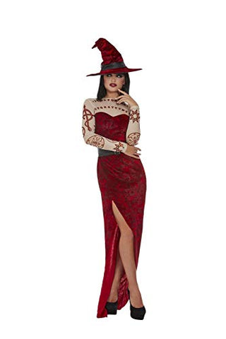 Satanic Witch Costume Red - Ladies