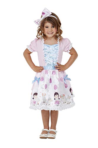 Smiffys 71016T1 Toddler Bo Peep Costume, Girls, Blue, Age 1-2 Years
