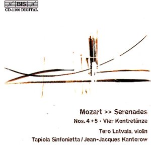 Soloiststapiola Sinf - Serenades Nos. 4 and 5, Vier Kontretanze [CD]