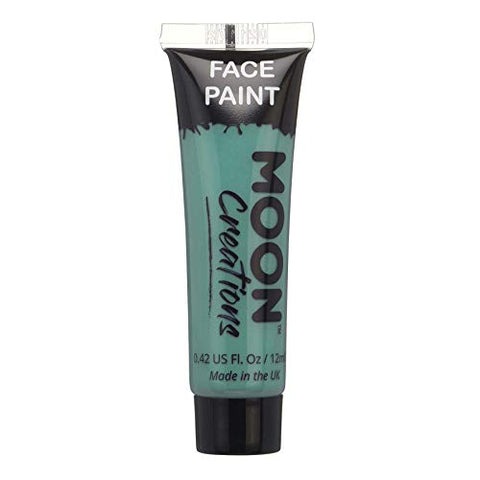 Face & Body Paint by Moon Creations - Turquoise - Water Based Face Paint Makeup for Adults, Kids - 12ml