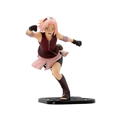 Abysse Corp Naruto Shippuden Action Figure Sakura 1:10 Scale Printed PVC Gift Boxed