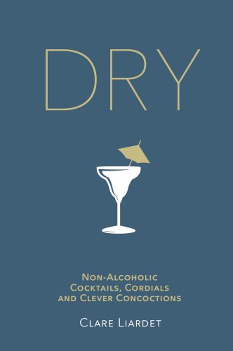 Blue book cover with a white cocktail glass and yellow parasol illustration.