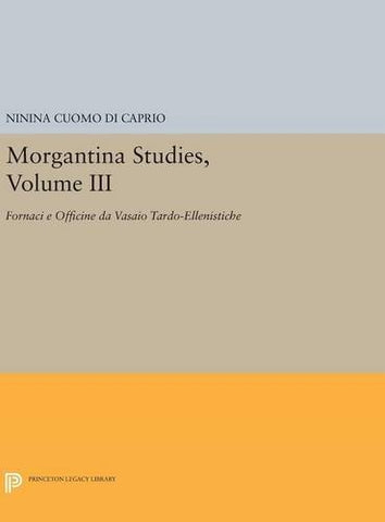 Morgantina Studies, Volume III: Fornaci e Officine da Vasaio Tardo-ellenistiche (In Italian) (Late Hellenistic Potters' Kilns and Workshops): 3 (Princeton Legacy Library)
