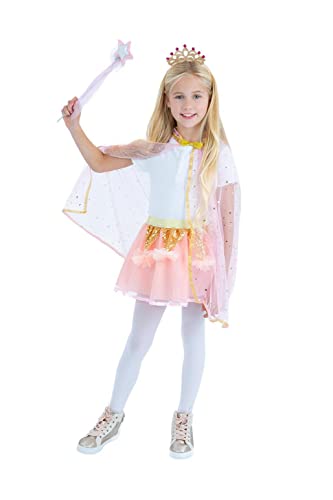 Smiffys 53154 Pretty Princess Cape Kit, Girls, Pink, One Size