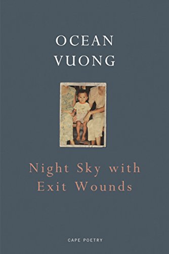 "Book cover with blue background, title, author name, and a child portrait image."