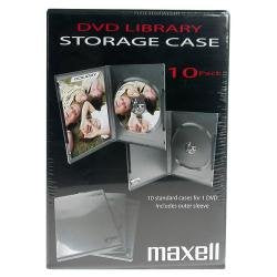 Storage 10 Dvd Library: Maxell [DVD]