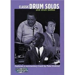 A DVD cover featuring a black-and-white image of three men, one playing drums.