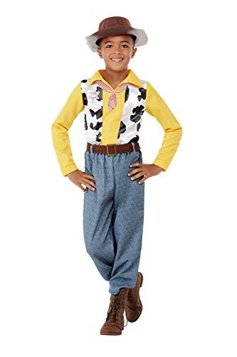 Smiffys 55053L Western Cowboy Costume, Boys, Yellow, L - Age 10-12 years