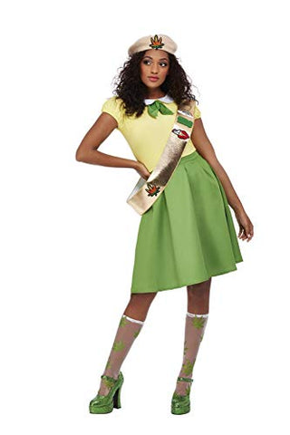 Pot Brownie Costume Green - Ladies