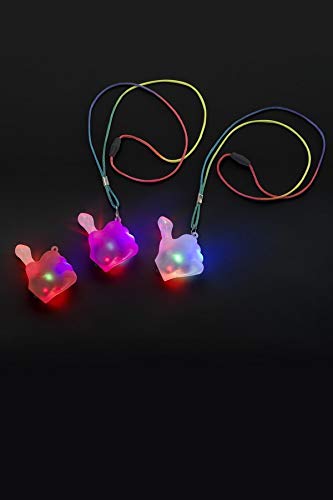 Smiffy's Thumb Flashing Necklace, Assorted