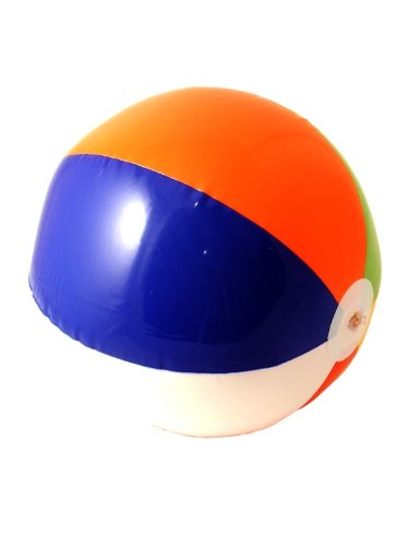 Smiffys Beach Ball Inflatable, 40 cm