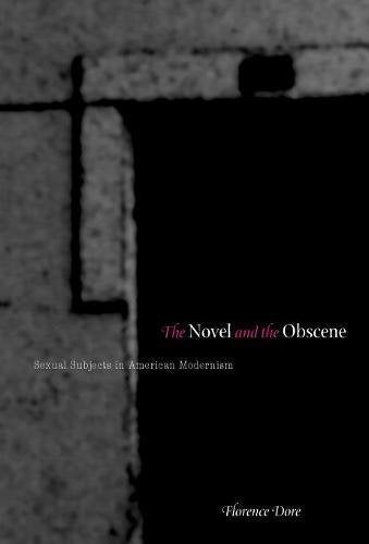 Book cover with dark doorway, textured wall, and title "The Novel and the Obscene".