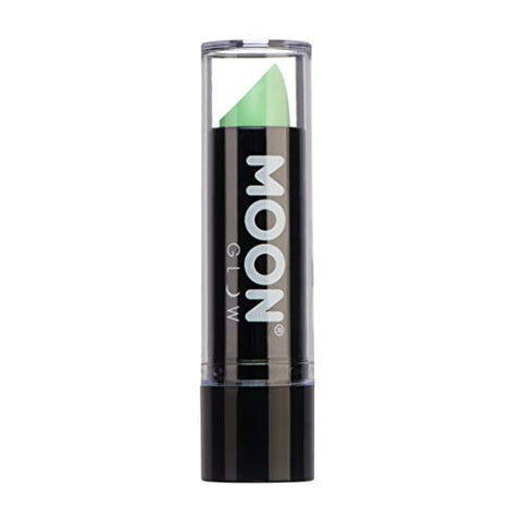 Neon UV Lipstick by Moon Glow - Pastel Green - Bright Neon Coloured Lipstick - Glows under UV