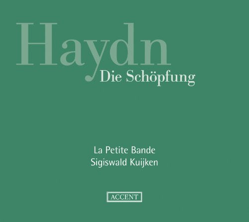 A green CD cover featuring "Haydn" in large text and "Accent" logo.