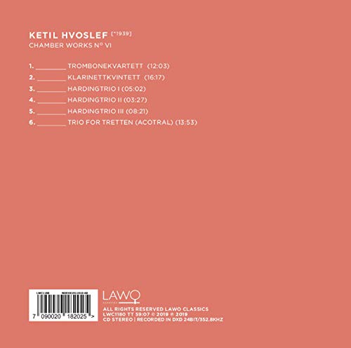 Hvoslef Chamber Music Project - Hvoslef Chamber Works No. Vi [CD]