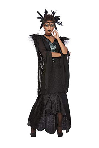 Deluxe Raven Queen Costume Black - Ladies