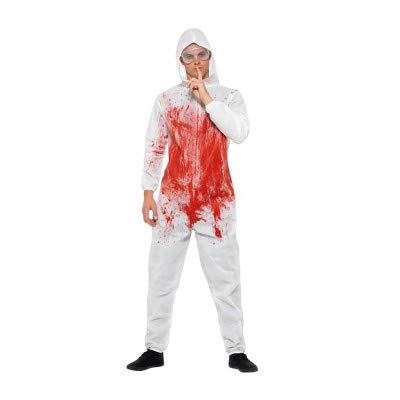 Bloody Forensic Overall Costume Red - Gents