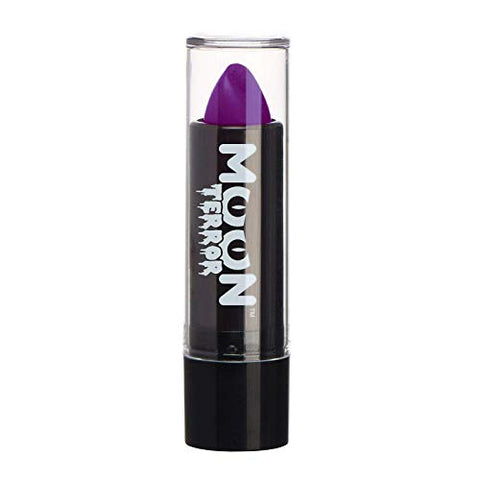 Moon Terror - Halloween Lipstick makeup - 5g - Easily create spooky designs like a pro! Perfect for vampire, ghost, skeleton, witch, pumpkin, monster etc - Poison Purple