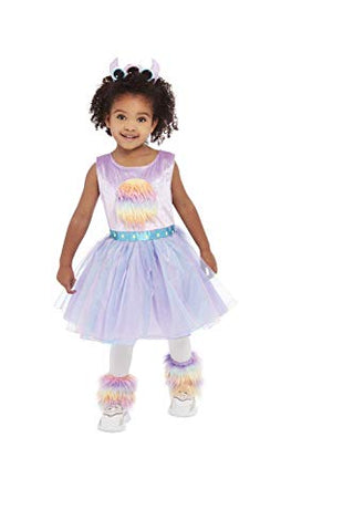 Toddler Cute Monster Costume Purple - FEMALE