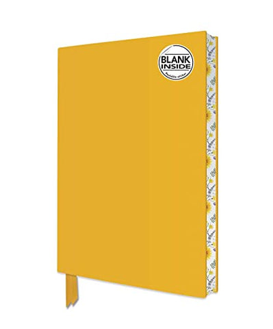 Sunny Yellow Blank Artisan Notebook (Flame Tree Journals) (Blank Artisan Notebooks)