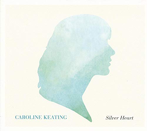 The image shows a vinyl record cover with a watercolor silhouette of a woman's head. Alt text: Watercolor silhouette of a woman's head on a vinyl record cover.