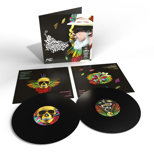 Dr. John vinyl record set with skull and floral artwork displayed.