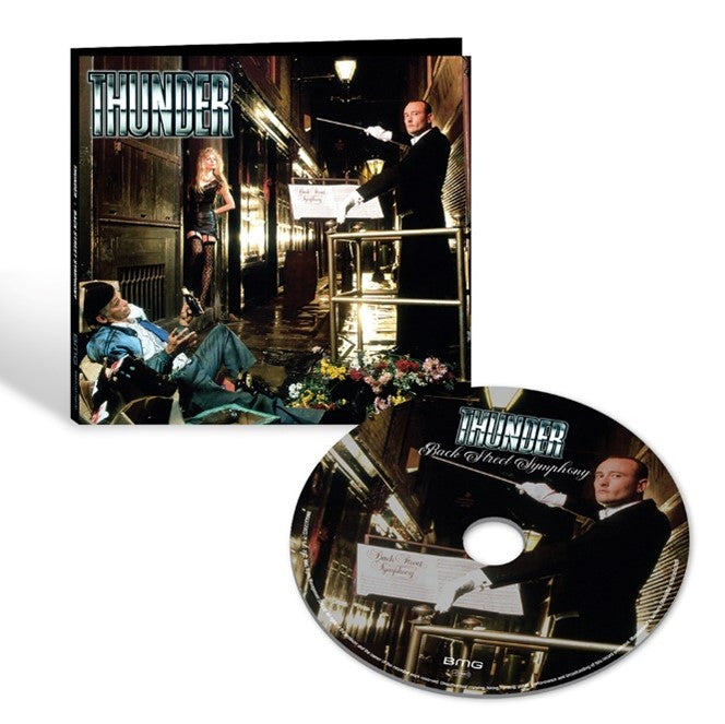 CD case and disc with "Thunder" album cover art, featuring a man conducting.