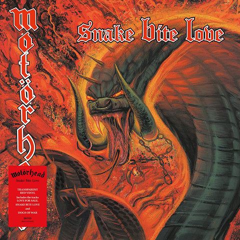 Motorhead - Snake Bite Love LTD Transparent Red LP [VINYL]