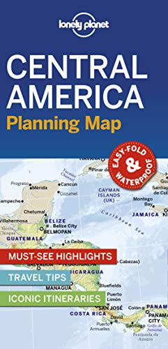 Lonely Planet Central America Planning Map