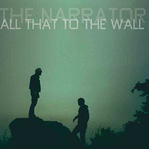 "Album cover art featuring two silhouetted figures on a rocky outcrop, green-toned background."