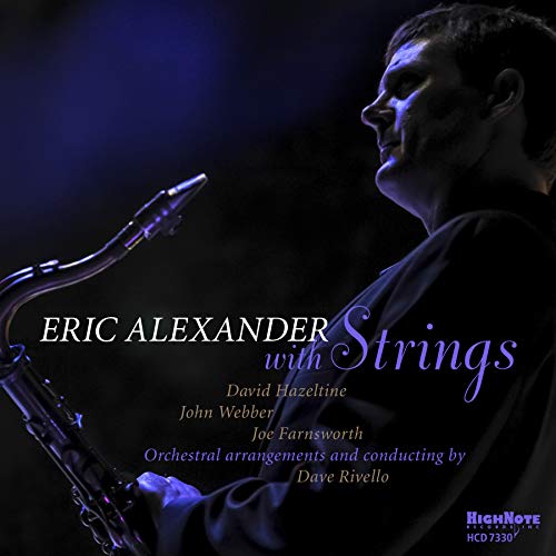 "Album cover featuring a man playing saxophone, with text overlay."