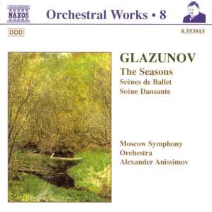 Moscow So - Glazunovthe Seasonsscenes De Ballet [CD]