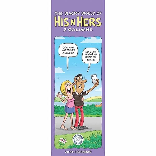 Wacky World Of His N Hers Slim Planner 2024