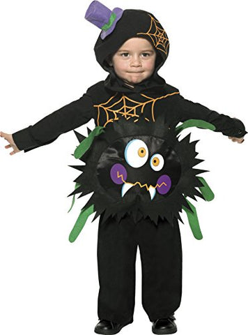 Smiffys Toddlers Crazy Spider Costume, Tabard and Hood, Size: T2, 35650
