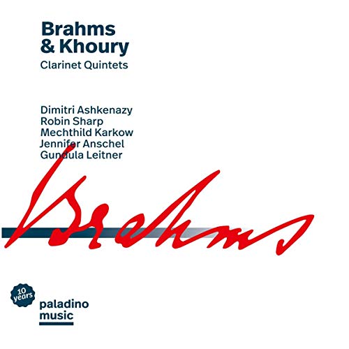 Dimitri Ashkenazy - Brahms & Khoury: Clarinet Quintets [CD]