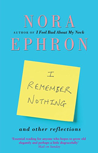 "Book cover with turquoise background, yellow post-it note, and author's name in pink letters."