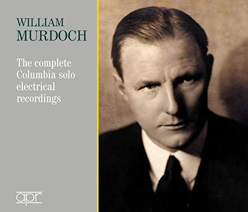 CD cover with sepia-toned portrait of William Murdoch and text on gray background.