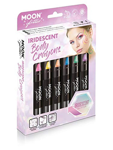 Moon Glitter Iridescent Body Crayons Assorted