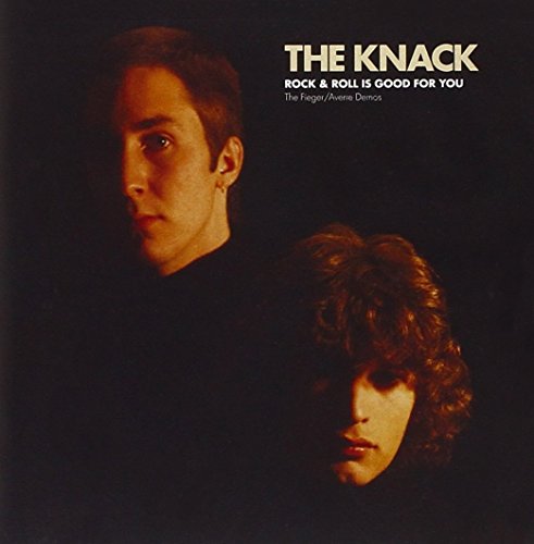 "The Knack" album cover featuring two men against a dark background.