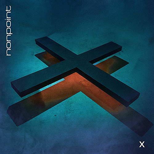 Dark blue 'X' shape on a blue background with "nonpoint" text.