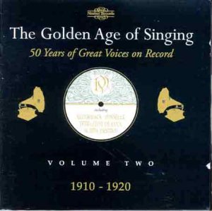 CD cover with black background, gold gramophone, and white record label artwork.