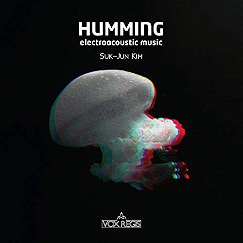 Album cover with a white mushroom and rainbow-colored stem on a black background.