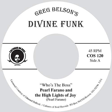 Pearl Farano / Zella Jackson - Who's Your Boss / Days Are Just Like People [7 inch] [VINYL]