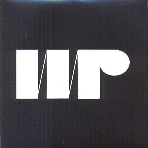 "Black CD cover with white 'WP' logo, slightly reflective surface."