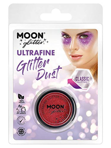 Moon Glitter Classic Ultrafine Glitter Dust Red