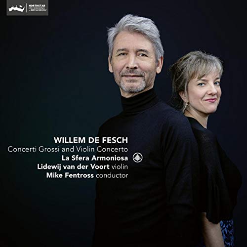CD cover featuring a man and woman in black against a dark background.