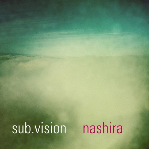 "CD cover with cloudy background, text 'sub.vision nashira', and Amazon logo."